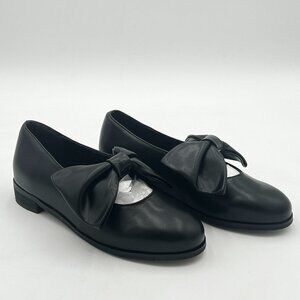 FOWT Women's Bowknot Flats Elegant round Toe Flats Dress Flats